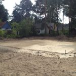 Bauvorbereitung für Bodenplatte