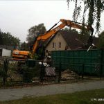 Abbruch Haus Containerverladung